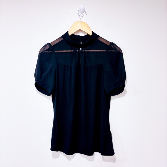RW&CO. Black top with mesh - Picture 1 of 6